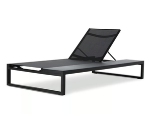 EOS - Recliner powder coated aluminium sun lounger - Armchair by Case