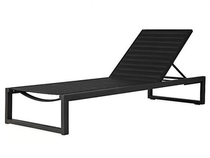 EOS - Recliner powder coated aluminium sun lounger - Armchair by Case
