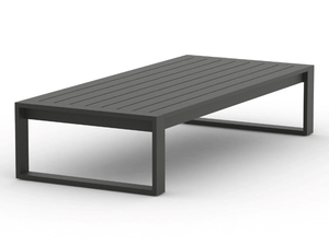 EOS - Rectangular powder coated aluminium coffee table - Side table by Case