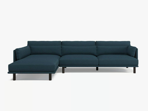 LINN - Sectional fabric sofa with chaise longue - Sofa by Case