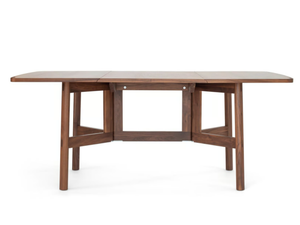 MARLOW - Extending rectangular drop-leaf walnut table - Table by Case