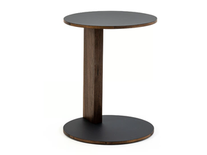 OVERHANG - Round PC laminate side table - Coffee table by Case