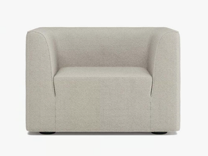 RENÉ - Fabric armchair with armrests - Armchair by Case