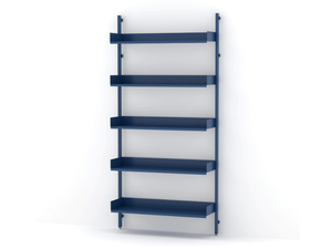 SLOT - Wall-mounted sectional shelving unit - Cabinet by Case