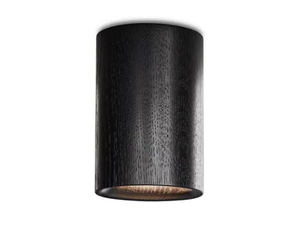 SOLID CYLINDRICAL - LED round ceiling oak spotlight - Functional light by Case