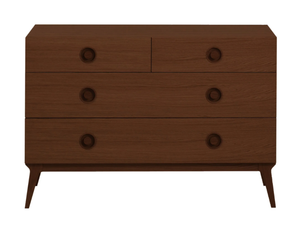 VALENTINE - Walnut chest of drawers - drawer by Case