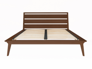 VALENTINE - Walnut king size bed - Bed frame by Case