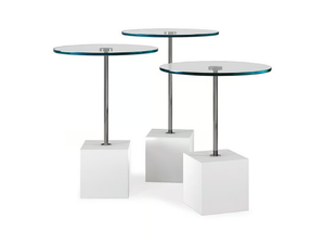 AXO - Round crystal coffee table - Coffee table by Cattelan Italia