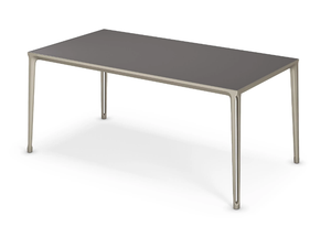 BOULEVARD - Rectangular glass and aluminium table - Table by Cattelan Italia