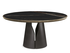 GIANO KERAMIK PREMIUM ROUND - Round ceramic table - Table by Cattelan Italia