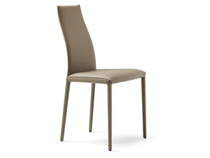 KAY - Leather chair - Chair by Cattelan Italia