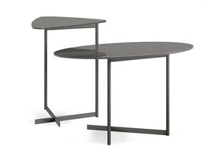 PAT - Crystal and steel side table - Coffee table by Cattelan Italia