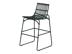 BALIZE - High garden stool with back - Stool by CBdesign