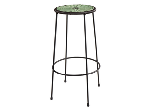 COSMOS - High iron and rope garden stool - Stool by CBdesign