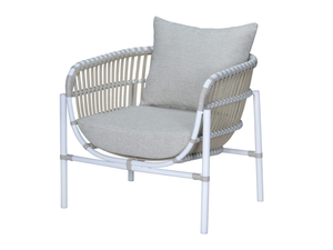 ELLISSE - Synthetic fibre garden armchair with armrests - Armchair by CBdesign
