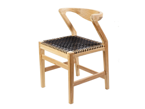 KIM - Teak garden chair open back - Chair by CBdesign