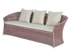 LEA - 3 seater synthetic fabric garden sofa - Sofa by CBdesign