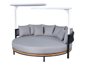 TONDO - Round fabric garden bed with parasol - Bed frame by CBdesign