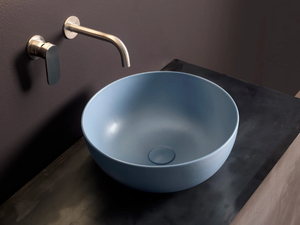 APP - Countertop round ceramic washbasin - Washbasin by Ceramica Flaminia