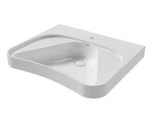 APP SOLUTION - Single washbasin with overflow - Washbasin by Ceramica Flaminia