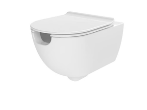 APP SOLUTION - Wall-hung ceramic toilet - Toilet seat by Ceramica Flaminia