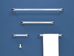 FOLD - Chrome plated towel rail - Sanitary accessories by Ceramica Flaminia