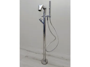 FOLD - Floor standing bathtub tap with hand shower - Tap by Ceramica Flaminia
