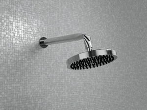 FOLD - Wall-mounted metal overhead shower with arm with anti-lime system - Shower by Ceramica Flaminia
