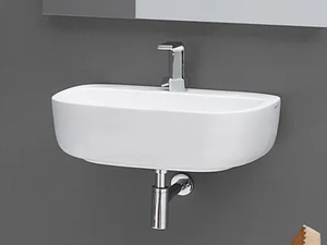 MONO' - Wall-mounted ceramic handrinse basin - Washbasin by Ceramica Flaminia