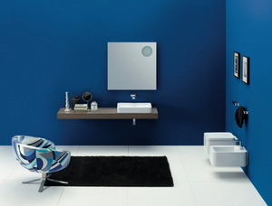 NILE 62 - Countertop rectangular ceramic washbasin - Washbasin by Ceramica Flaminia