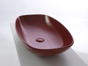 NUDASlim - Wall-mounted oval ceramic washbasin - Washbasin by Ceramica Flaminia