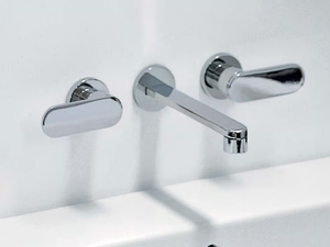 ONE - 3 hole wall-mounted washbasin tap - Tap by Ceramica Flaminia