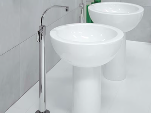 ONE - Single handle floor standing washbasin mixer - Tap by Ceramica Flaminia
