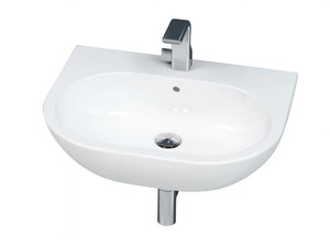 PASS 62 - Countertop wall-mounted ceramic washbasin with overflow - Washbasin by Ceramica Flaminia