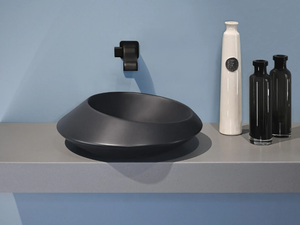 SPIRE - Countertop ceramic washbasin - Washbasin by Ceramica Flaminia