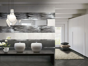CONCRETE - POLLOCK - Ceramic wall tiles - Wall tile-stone-brick by CERAMICHE BRENNERO