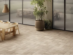 STREET BEIGE - Porcelain stoneware wall/floor tiles with concrete effect - Wall tile-stone-brick by CERAMICHE KEOPE