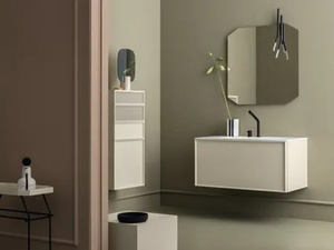 DES 4 - Wall-mounted vanity unit - Washbasin cabinet by Cerasa