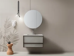 DES 63 - Wall-mounted vanity unit with drawers - Washbasin cabinet by Cerasa