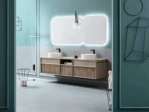 DES 8 - Contemporary style vanity unit - Washbasin cabinet by Cerasa