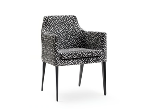 ALLEGRA - Upholstered fabric chair with armrests - Chair by Christine Kröncke Interior Design