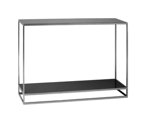 CAMEO - Rectangular glass and steel console table - Console by Christine Kröncke Interior Design