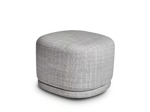 CEDAR - Upholstered round fabric pouf - Pouf by Christine Kröncke Interior Design