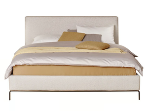 CHIARA - Fabric double bed with upholstered headboard - Bed frame by Christine Kröncke Interior Design