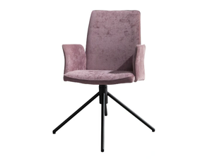 JARO 300 - Swivel trestle-based fabric chair with armrests - Chair by Christine Kröncke Interior Design