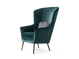 LILOU - Fabric armchair with armrests - Armchair by Christine Kröncke Interior Design