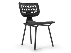 AËRIAS - Steel chair with leather straps - Chair by ClassiCon