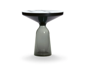 BELL SIDE TABLE STEEL - Glass and steel side table - Coffee table by ClassiCon