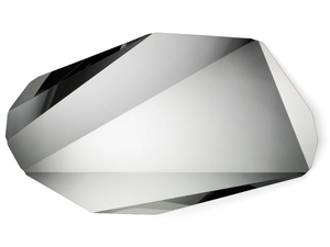 PIEGA LARGE - Wall-mounted stainless steel mirror - Accessories by ClassiCon