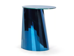 PLI HIGH - Crystal and steel high side table - Coffee table by ClassiCon